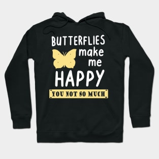 Butterflies Happy Summer Spring Flower Hoodie